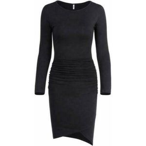 Missufe Women's Size XL Casual Black Long Sleeve R